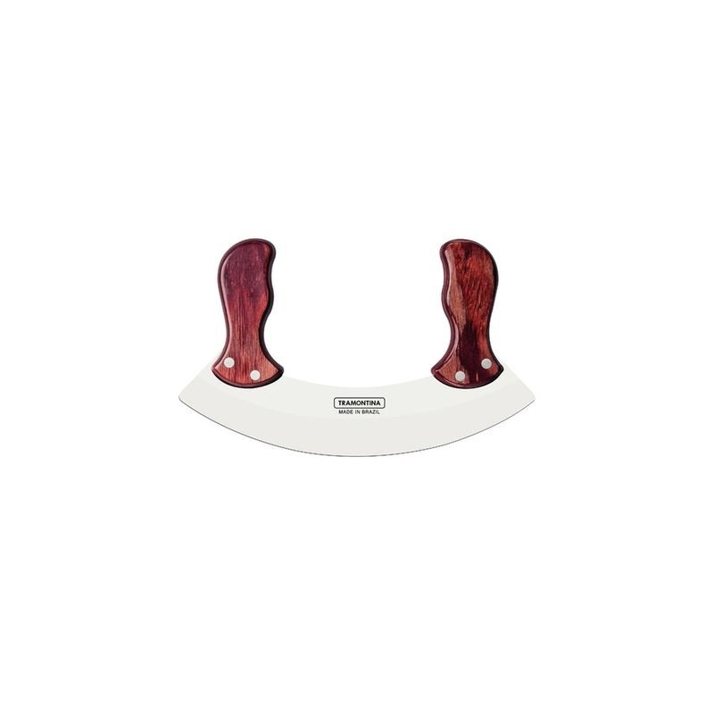 Tramontina Polywood Mezzaluna Knife - 25cm