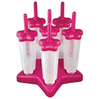 Appetito Star Ice Pop Mould Set 6pc