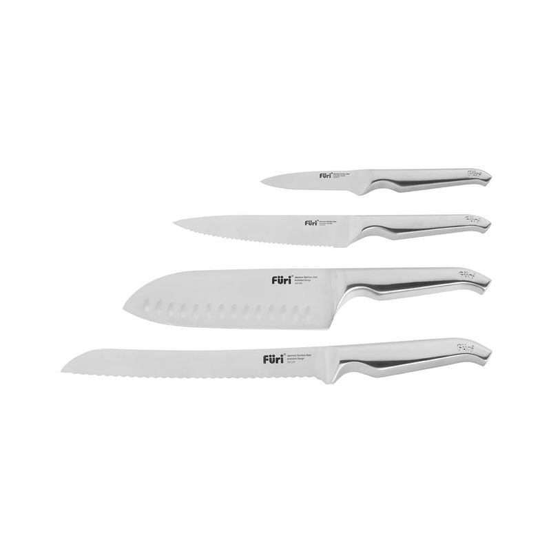 Furi Pro Wood Knife Block Set 5pc