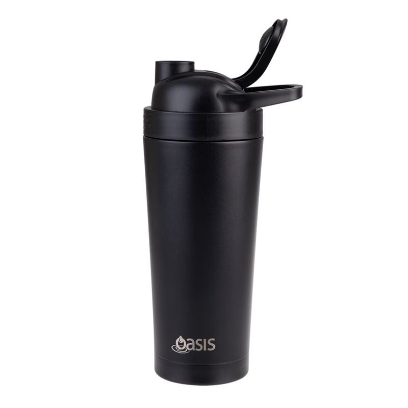 oasis-ss-double-walled-insulated-protein-shaker-700ml-black