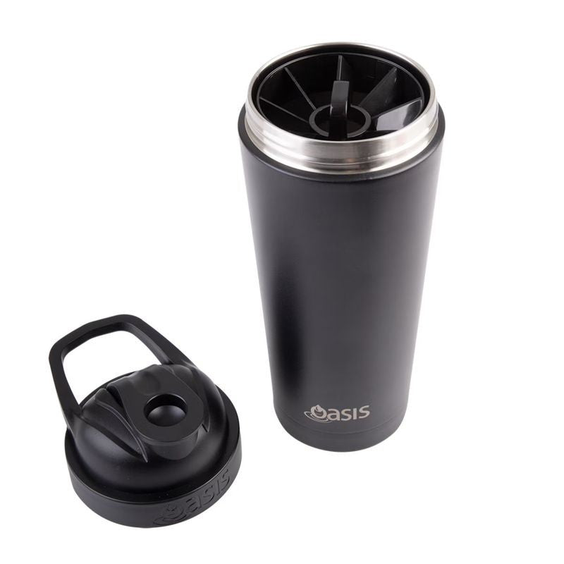 oasis-ss-double-walled-insulated-protein-shaker-700ml-black