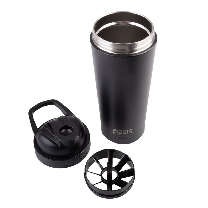 oasis-ss-double-walled-insulated-protein-shaker-700ml-black