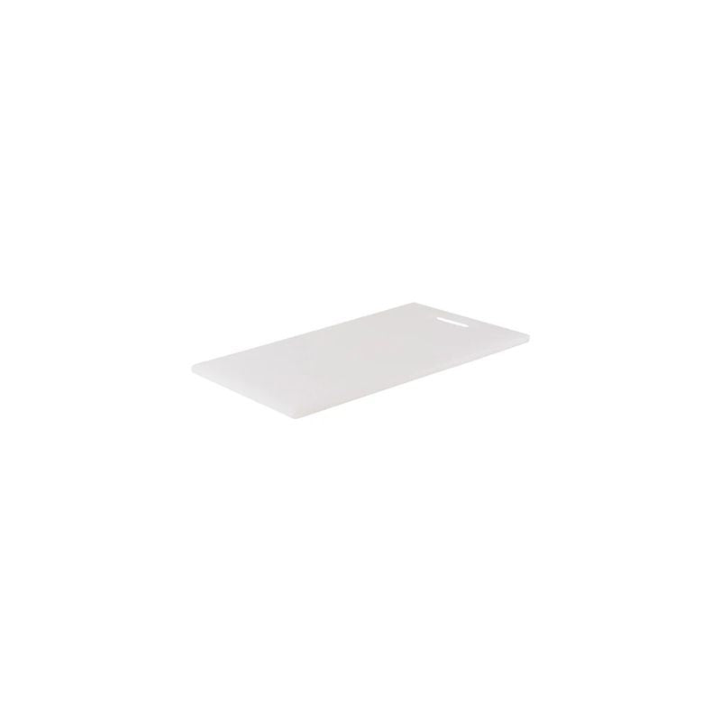 Chef Inox Cutting Board Polyethylene White with Handle 270x200x12mm