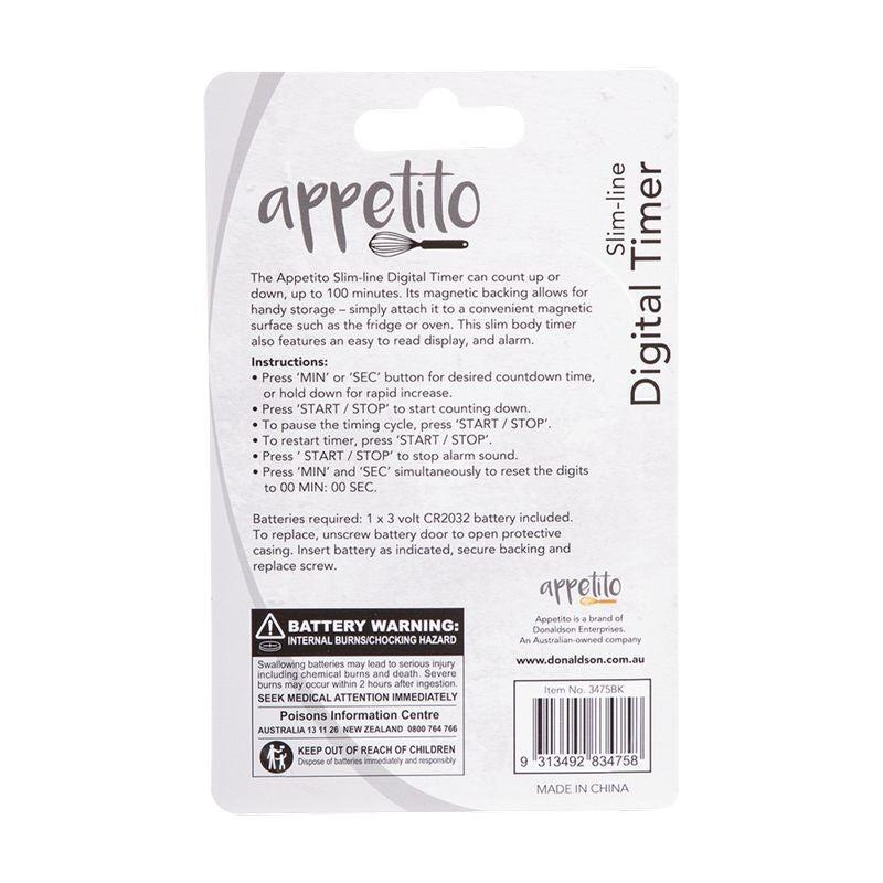 appetito-slim-line-digital-timer-100m-black