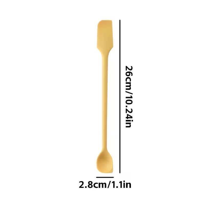 Silicone double headed Jar Scraper – 26cm Pink