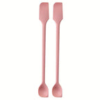 Silicone double headed Jar Scraper – 26cm Pink