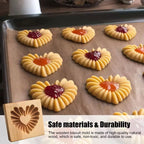 Wooden Heart Cookie Press – 10cm
