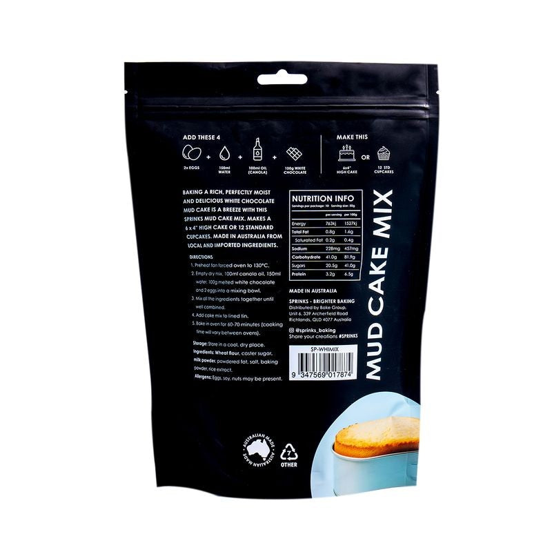 sprinks-baking-essentials-white-chocolate-mud-cake-mix-500g