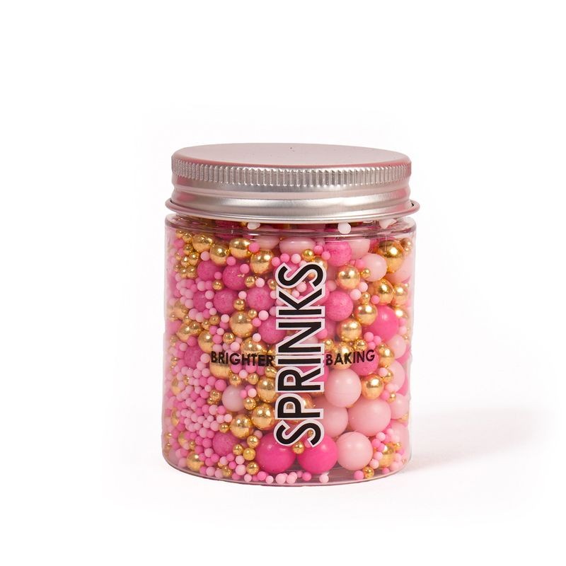 Sprinks Pink Velvet Crunch Sprinkles 70g