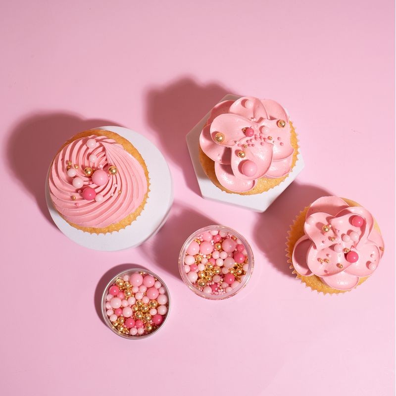 Sprinks Pink Velvet Crunch Sprinkles 70g