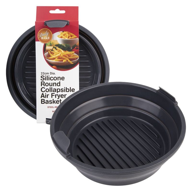 daily-bake-silicone-round-collapsible-air-fryer-basket-22cm