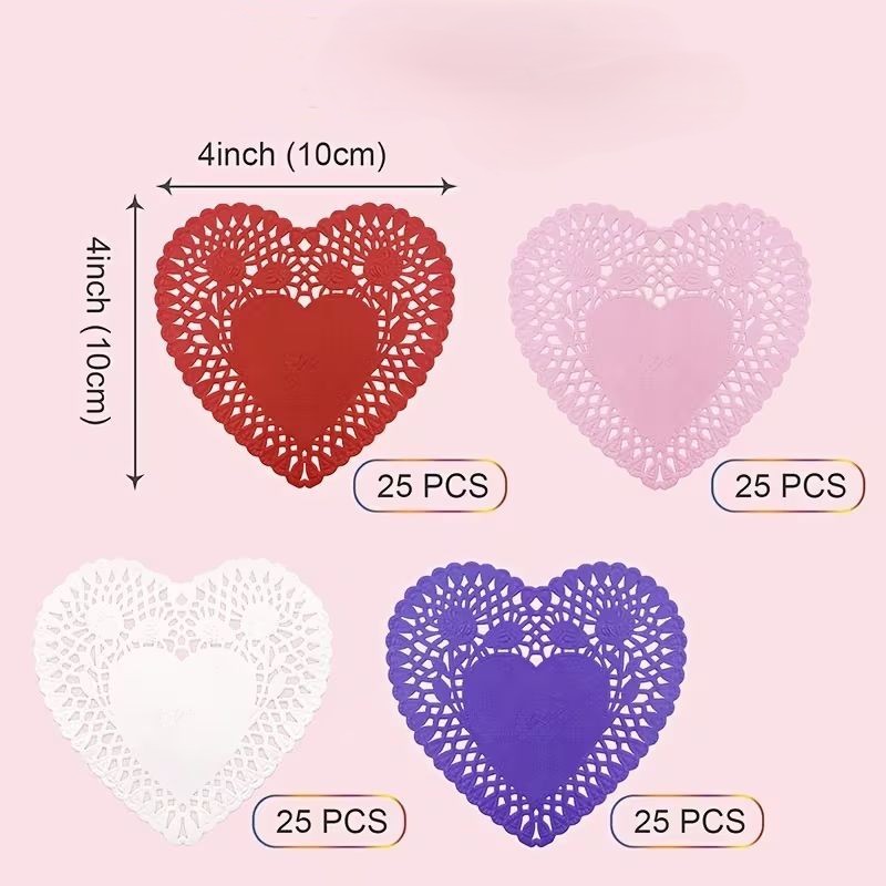 heart-paper-doilies-10cm-pack-of-25-red
