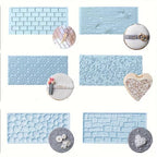 Brick Pattern Impression Mat 14.5cm x 6.9cm