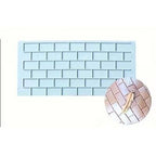 Brick Pattern Impression Mat 14.5cm x 6.9cm