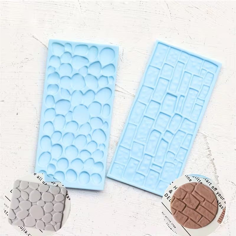 Cobblestone Pattern Impression Mat 14.5cm x 6.9cm