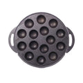G&S Cast Iron Poffertjes Cooker - 15 Moulds 23.5cm
