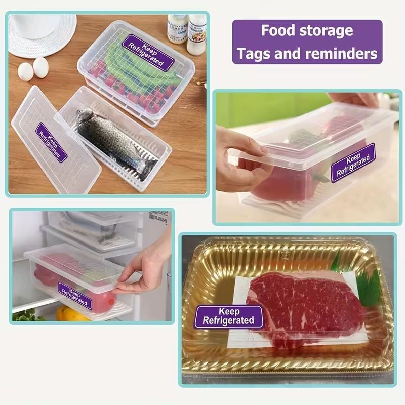 Waterproof Keep Refrigerated Stickers – 500 Pack