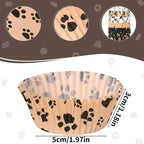 dog-bone-print-baking-cups-dark-brown-50pcs