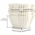 Baking Cups Square Natural – 200 Pack