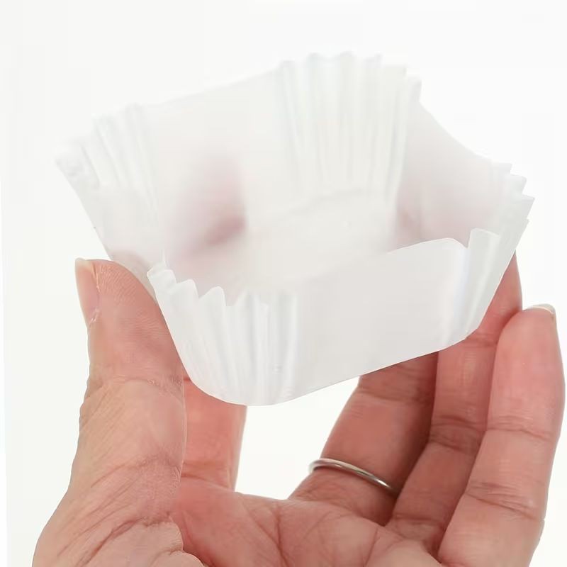 Baking Cups Square Natural – 200 Pack