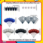 spider-web-cake-topper-set-33-piece