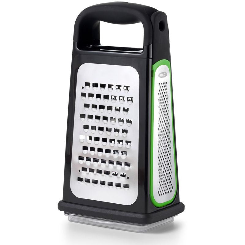 OXO Etched Box Grater with Removeable Zester