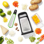 OXO Etched Box Grater with Removeable Zester