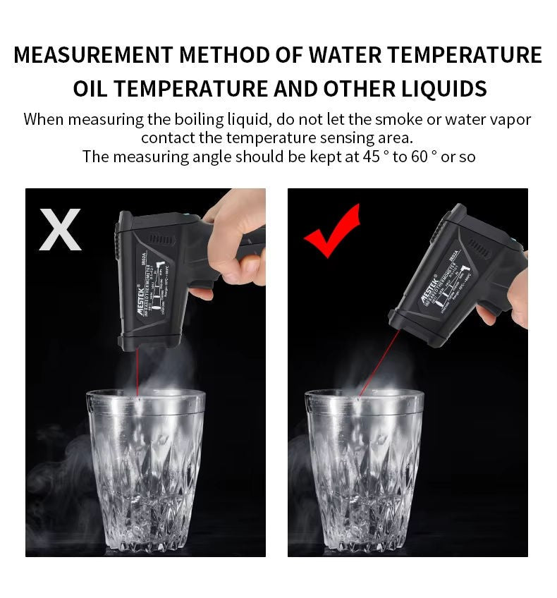 Mestek Infrared Digital Thermometer -50 to + 800c with probe