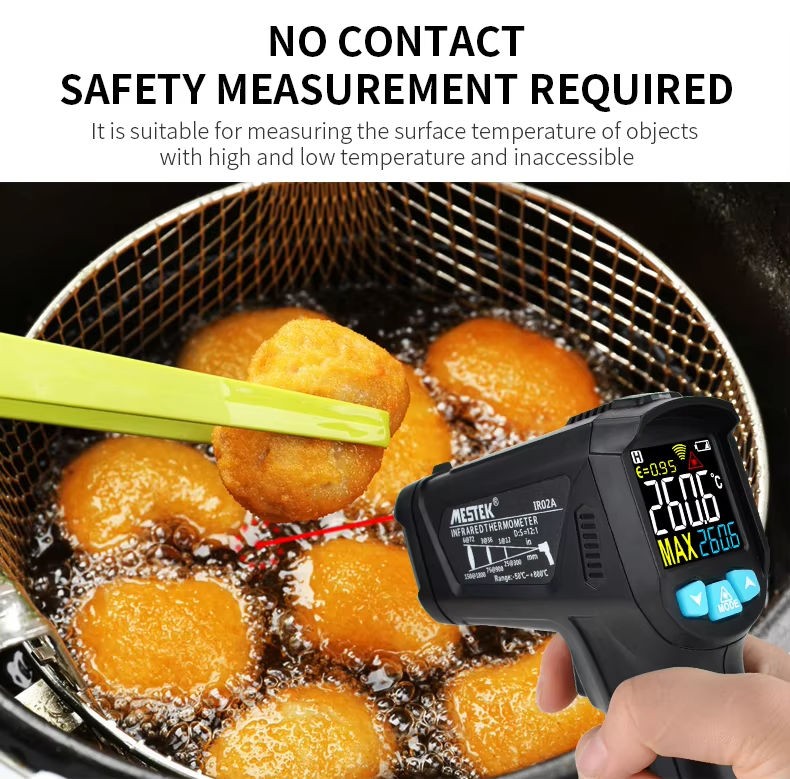 Mestek Infrared Digital Thermometer -50 to + 800c with probe