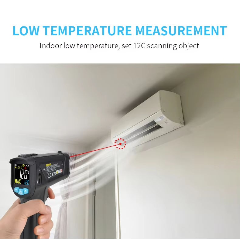 Mestek Infrared Digital Thermometer -50 to + 800c with probe