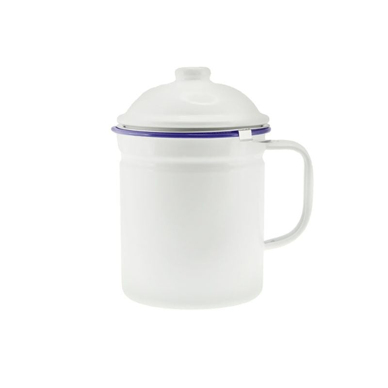 Falcon Dripping Container - 13cm/1.2L White/Blue