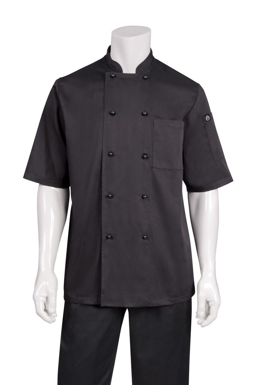 Chef Works Canberra Black Basic Jacket CBBS XS-3XL