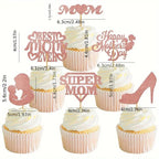 cupcake-toppers-mothers-day-pink-glitter-12pc