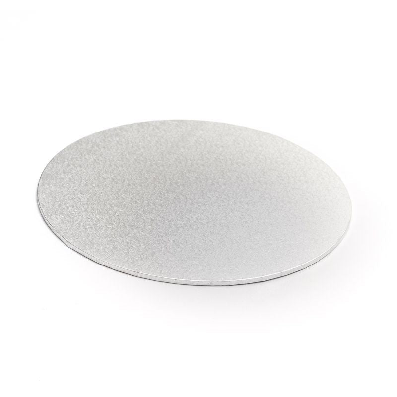 Masonite Cake Board Silver Round 7 inch