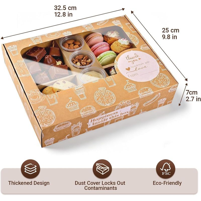 disposable-kraft-catering-box-with-window-compartments