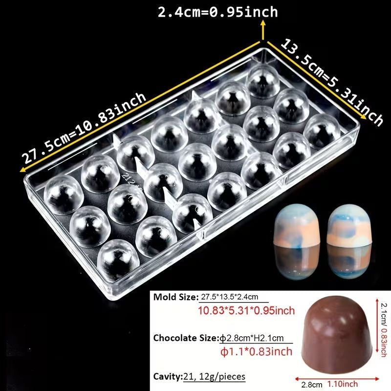polycarbonate-chocolate-mould-classic-dome-21-cavity
