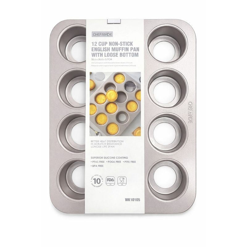 chefmade-english-muffin-pan-with-loose-bottom-12-cup