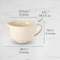 Wiltshire Batter Jug - Vanilla - 22.5 x 28 x 15cm 2.5L