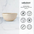 Wiltshire Mixing Bowl - Vanilla - 23.5 x 11cm 2L