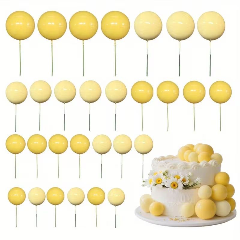 cake-topper-ball-set-yellow-tones-24pcs
