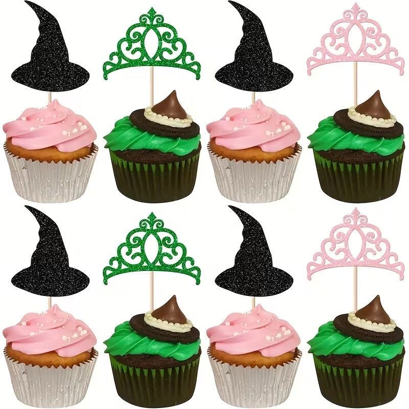 Wicked Themed Cake Topper Set â€“ 12 Piece