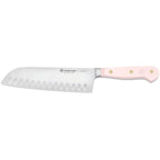 Wusthof Classic Colour Santoku with Hollow Edge 17cm- Pink Himalayan Salt