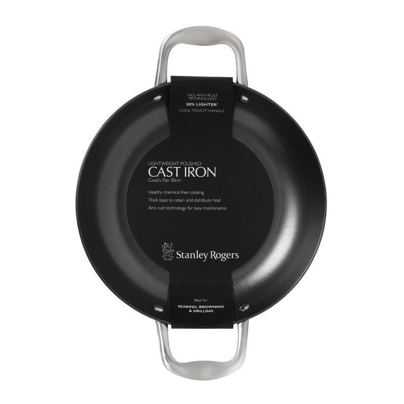 stanley-rogers-light-weight-cast-iron-cooks-pan-30cm