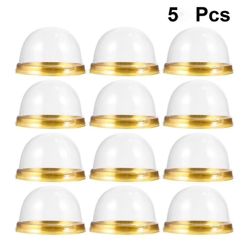 gold-dome-cake-dessert-container-with-lid-7-x-7-x-4-5cm-5-pack