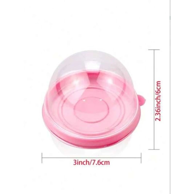 pink-dome-cake-dessert-container-with-lid-7-x-7-x-4-5cm-5-pack