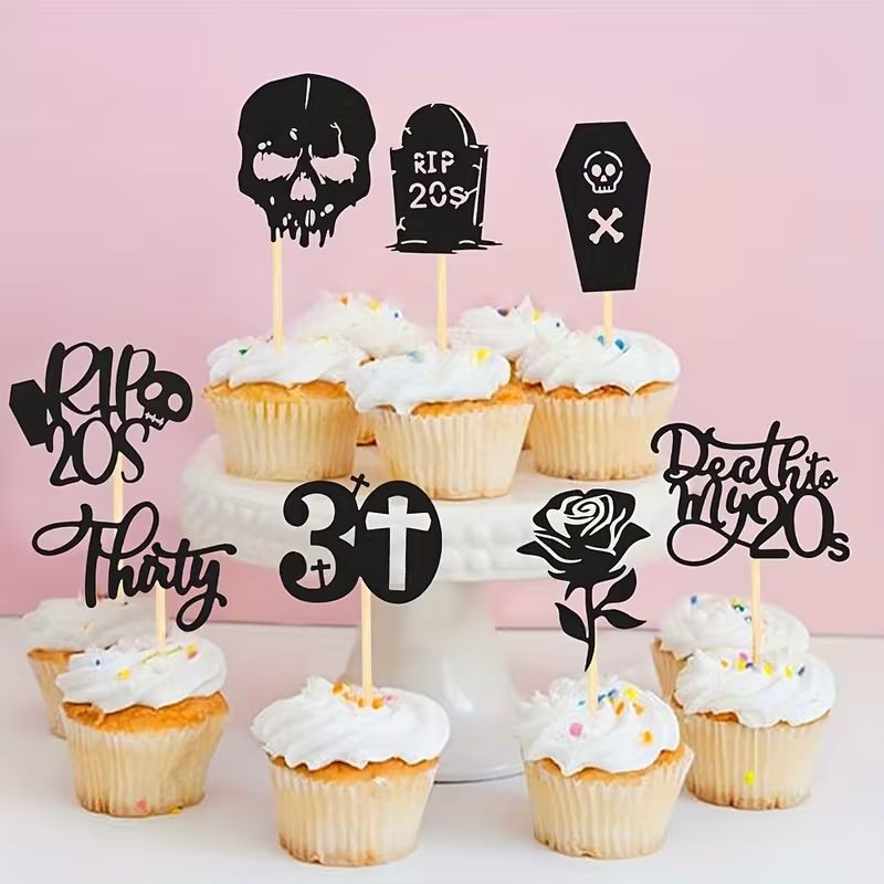 death-to-my-20s-cupcake-topper-16pc-set