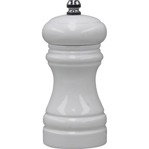 Chef Inox Cafe White Wood 115mm Salt OR Pepper Mill