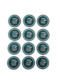 Cupcake Toppers - Edible Wafer Top - Port Power 12pk
