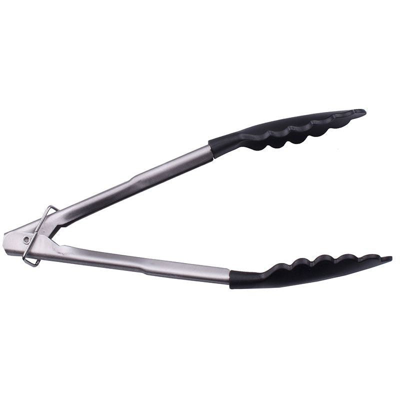 appetito-tongs-24cm-stainless-steel-nylon-black