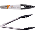 appetito-tongs-24cm-stainless-steel-nylon-black
